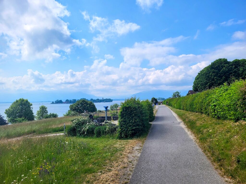 Chiemsee Radweg Naturpark Hofanger Gstadt