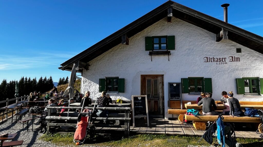 Die Altkaser Alm auf 1279m