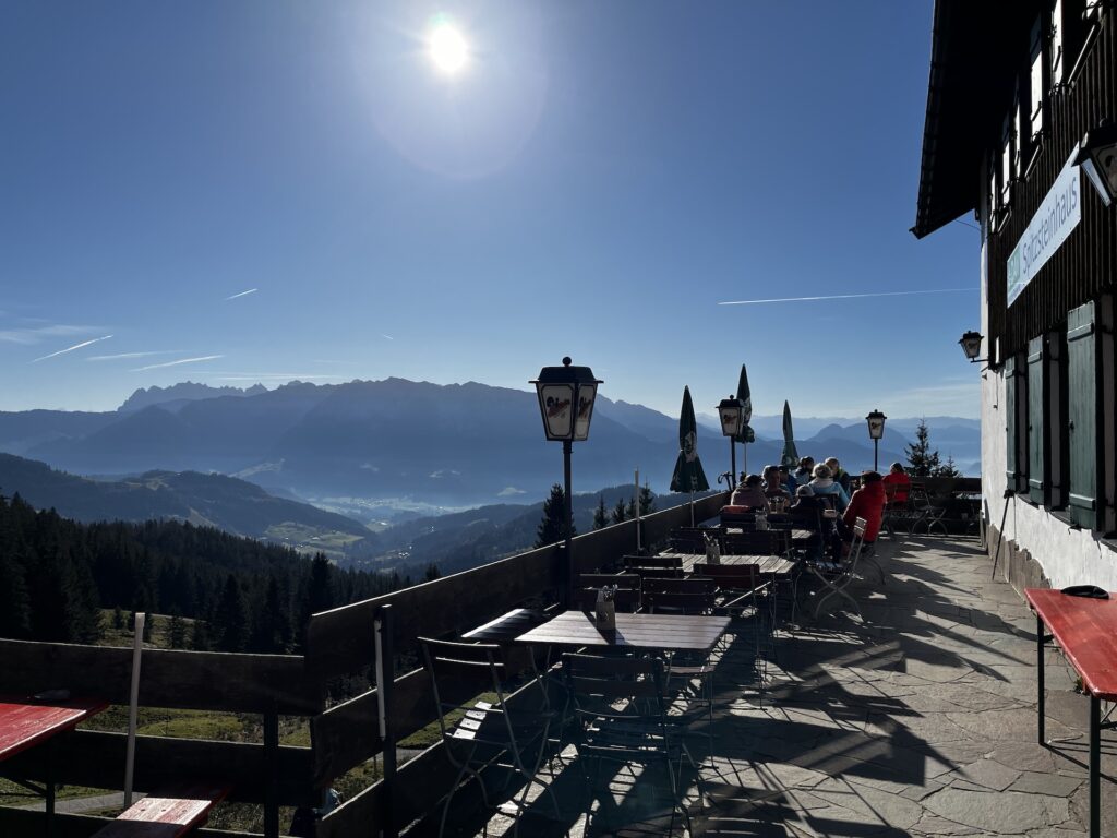 Terrasse Spitzsteinhaus
